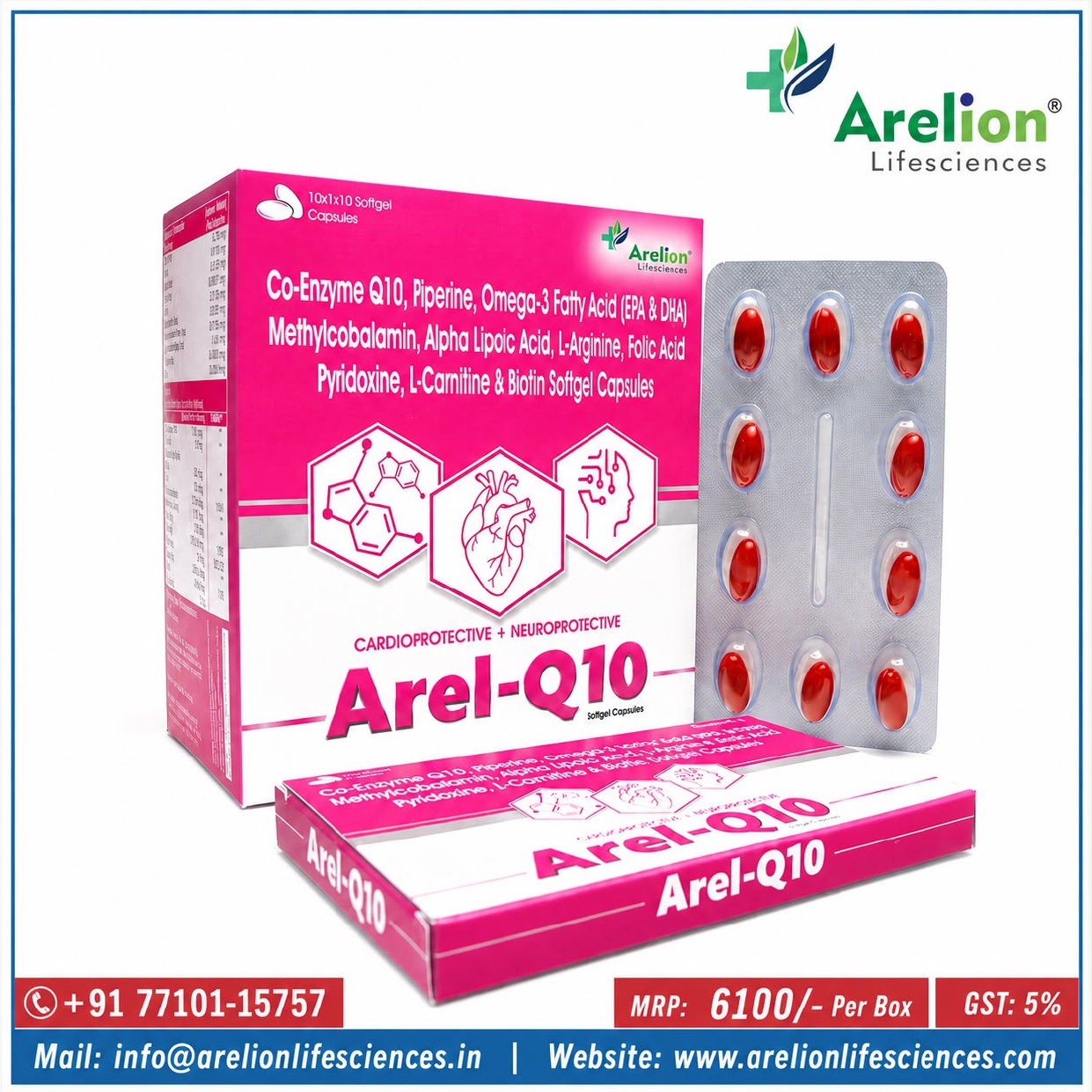 Arel-Q10 Softgel Capsules